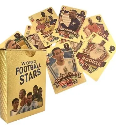 Football Stars Cards Gold Or Silver Lucky Dip Bundles Of 11 Messi Ronaldo Kane • £2.95