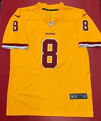 NFL Washington Redskins #8 Kirk Cousins Size (L) Pullover Yellow Jersey • $30