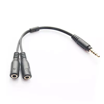 1PC Headset Adapter For Headsets With Separate Headphone Microphone Plugs 3.5MM • $7.88