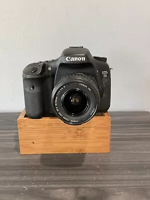Great Canon EOS 7D Digital SLR Camera 18.0MP With EF-S 18-55mm Lens Free Shiping • $350