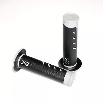 Black SHARK 24mm 22mm Throttle Handgrip Hand Grips PIT PRO Dirt Bike • $20.69