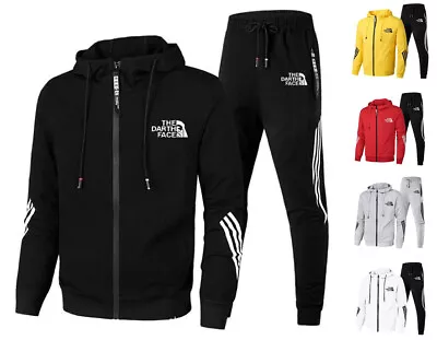 New Mens Sets Jogging Suit Sportswear Casual Tracksuit Gym Sweat Suit Sportswear • £13.39