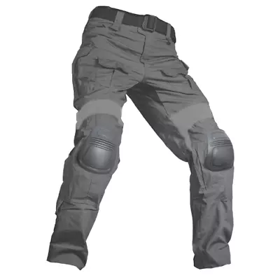 Tactical Trousers CP Camouflage Multicam Cargo Combat Airsoft  KneePads Pants • $72.90