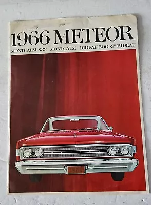 66  Mercury Meteor /montcalm/rideau Original Vintage Car Brochure • $9.41