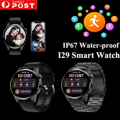 $56.04 • Buy Bluetooth Call Smart Watch Men Full Touch Screen Sports Fitness Watch Steel AU