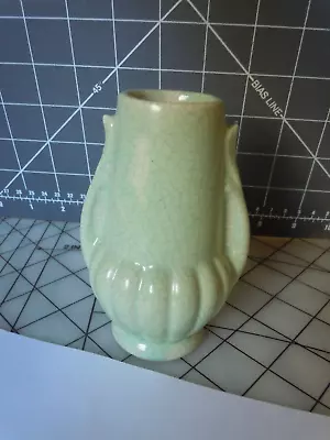 Miniature McCoy USA Light Green Vase  Art Deco Style Vintage Pottery • $12