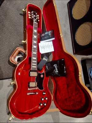 $1599 • Buy 2021-2022 Gibson SG '61 Stop Tail - Vintage Cherry Finish - Free Shipping