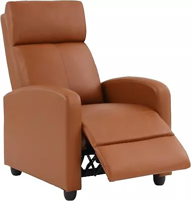 Recliner Chair Modern Leather Chaise Couch Single Accent Recliner Chair Sofa • $112.99