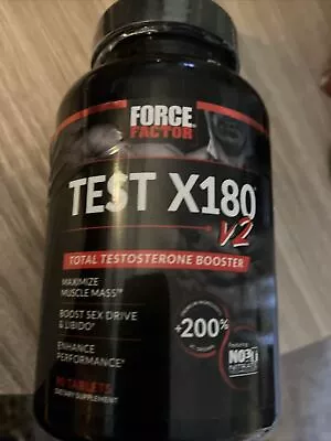 Force Factor Test X180 V2 - Male Testosterone Booster And Muscle Builder For Men • $10