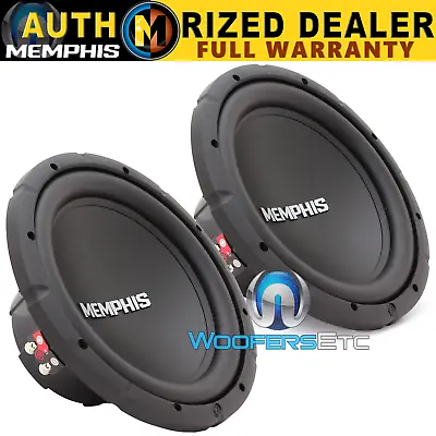 2 Memphis Srx1244 12  Subs 500w Dual 4-ohm Subwoofers Bass Speakers Car Audio • $179.99