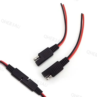 10CM SAE Power Connector Male Female Plug Wire 18AWG For Automotive Cable 10H • $5.12