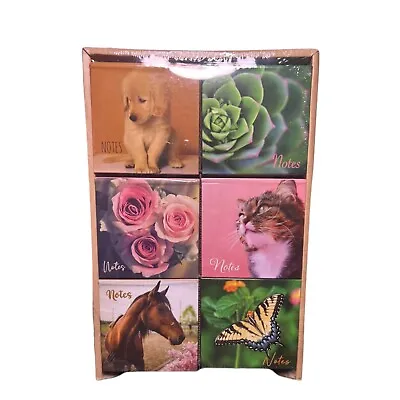 6 X180 Pages Note Memo Pad Block Sheets Various Designs Flowers Dog Cat Etc.. • £13.99