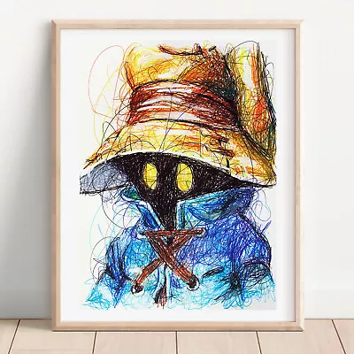 Vivi Ornitier Ball-point Pen Print Final Fantasy Art Poster • $9.99