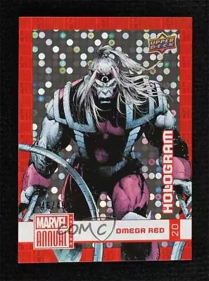 2020-21 Upper Deck Marvel Annual Foil Hologram 46/49 Omega Red #20 0i69 • $56.60