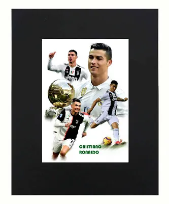 Cristiano Ronaldo  Soccer Legend Portrait Art Print Photograph Decor 8 X10  • $10.98