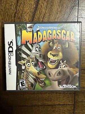 Madagascar (Nintendo DS 2005) - COMPLETE WITH MANUAL CIB • $6