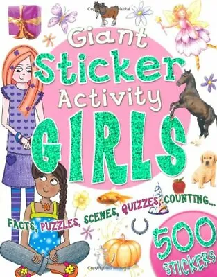 Giant Sticker Activity Book For Girls By Belinda Gallagher • £2.51