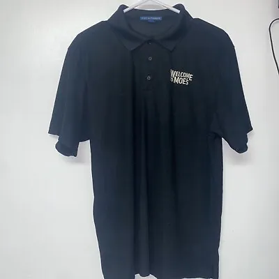 Moe's Southwest Grill Manager Polo T Shirt Size Large Collared Employee Uniform • $20