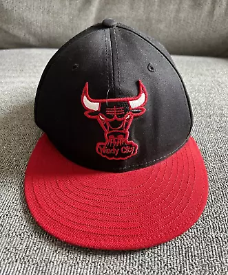 New Era Harwood Classics Chicago Bulls Windy City Strapback Black NBA Embroidery • £14.99