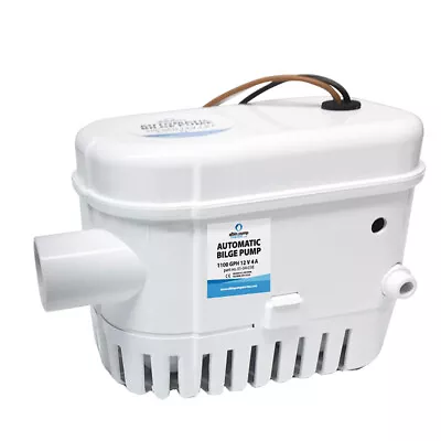 Albin Pump Marine 01-04-018 Albin Pump Automatic Bilge Pump 1100 Gph - 12v • $50.87