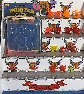 MIMP Monster In My Pocket Lot By Cromy 1992 Argentina Not Matchbox VINTAGE Tengu • $1900