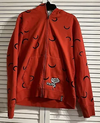 RARE Volcom X Yo Gabba Gabba Muno Hooded Full Zip AOP Hoodie Youth Boys Large • $49.99