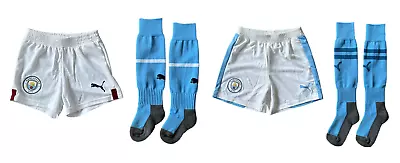 Manchester City Shorts & Socks Puma Kid's Football Mini Kit Set - New • £14.99