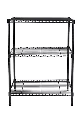 3Tier Multipurpose Wire Shelving Rack Heavy Duty Storage Shelving Organizer Unit • $27.54