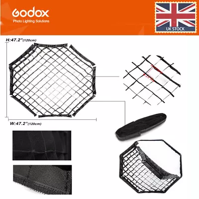 Portable 120cm Honeycomb Grid For 120cm Octagon Umbrella Flash Speedlite Softbox • £12.69