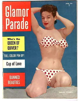 Vintage Men's Cheesecake Magazine GLAMOR PARADE 6/57 Betty Howard Eve Meyer +++ • $18