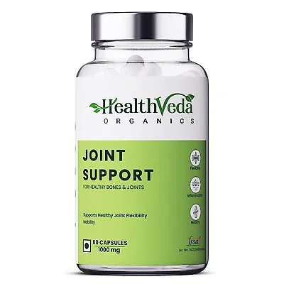 Health Veda Organics Plant Based Joint Support 1000 Mg 60Capsules FS • $43.39