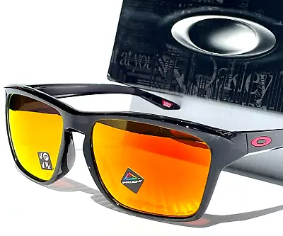 NEW Oakley SYLAS Black Ink Ducati Red PRIZM POLARIZED Ruby Sunglass 9448F-03 • $128.88