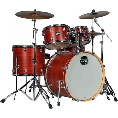 Mapex Venus Complete 5-Piece Drum Set With Hardware & Cymbals Redwood • $799