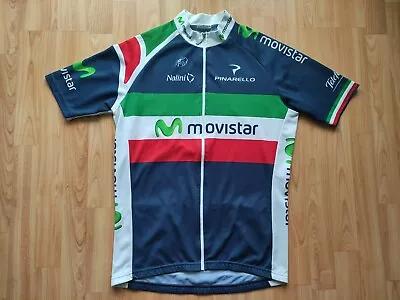 Giovanni Visconti Movistar Team 2012 Italian National Champion Jersey Size: 5/L • $107.99