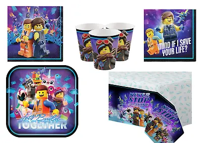 The Lego Movie 2 Party Tableware Cups Napkins Plates Party Pack • $3.69