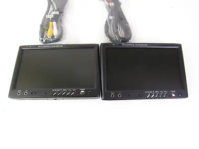 7  TFT LCD Digital Color Screen Monitor Car Rear View Backup Lot Of 2 • $29.99