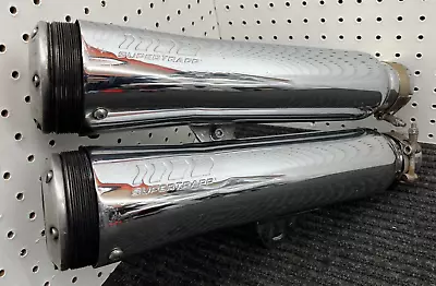 $450 • Buy VROD V ROD Supertrapp Exhaust Slip On Chrome VROD HD Trapp HARLEY DAVIDSON