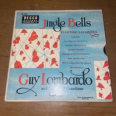 Vintage Record Mini-Album  Jingle Bells  Guy Lombardo & His Royal Canadians  • $8.99