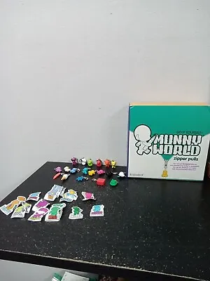 Ful Set Of 19 Munny Munnyworld Zipper Pulls Vinyl Toys Kidrobot DIY • $199.99