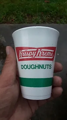 Rare Nos True Vintage Krispy Kreme Donut Styrofoam Coffee Cup ~displays Awesome! • $25