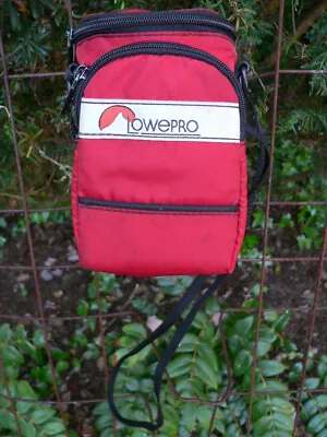 VTG 80s LOWEPRO CAMERA BAG PACK W/STRAP PADDED NYLON ~PERFECT FOR CELL PHONE!~ • $14.99