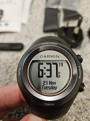 Garmin Forerunner 410 Fitness GPS Watch - Extras Included Working And Used. • $39.99