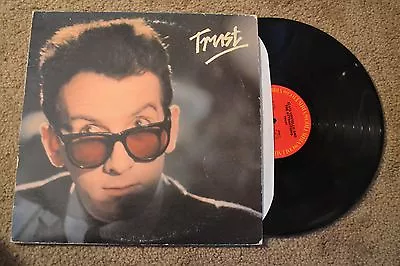 Elvis Costello Trust Rock Record Lp VG++ • $11.70