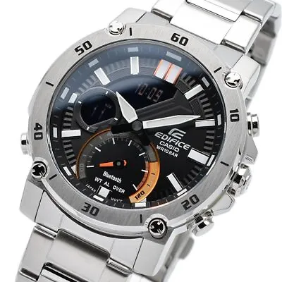 CASIO EDIFICE ECB-20YD-1AJF Bluetooth Analog Digital Watch Black Dial Men's • $158.12