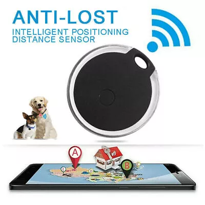 2x Car GPS Tracker Anti-Lost Vehicle Bike Mini Tracking Device Key Finder Round • £6.95