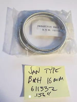 NOS Kalart JAN Bell Howell 16mm Projector Spring Motor Drive Belt 611332 21 1/4  • $16.25