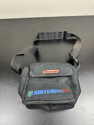 Nintendo 64 Bag Console Carrying Case Travel Strap Video Game Vintage Authentic • $18.05