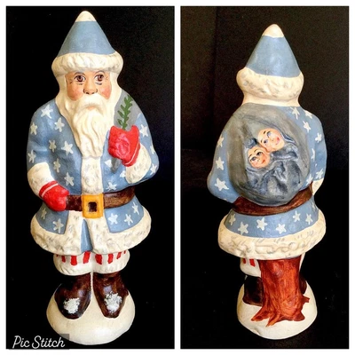 $149.95 • Buy Vaillancourt  Md3 2002 Civil War Stars Stripes 6” Santa Patriotic