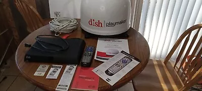 Dish Playmaker Portable Satellite TV Antenna +VIP211Z Receiver Remote & More! • $120