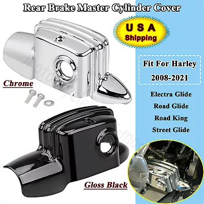 Rear Brake Master Cylinder Cover For Harley Touring Road King Street Glide 08-21 • $10.28